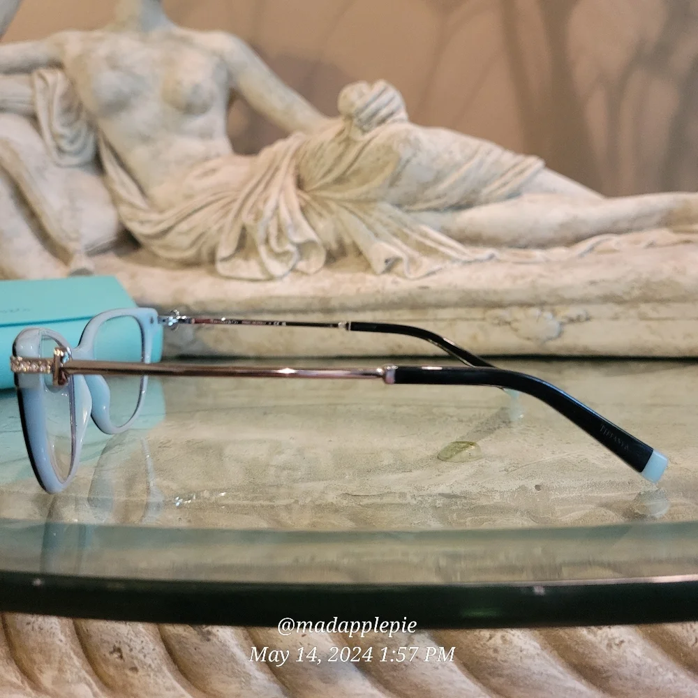 Tiffany & Company Eyeglass Frames Only TF2223 Luxury Logo Crystal Designer #89